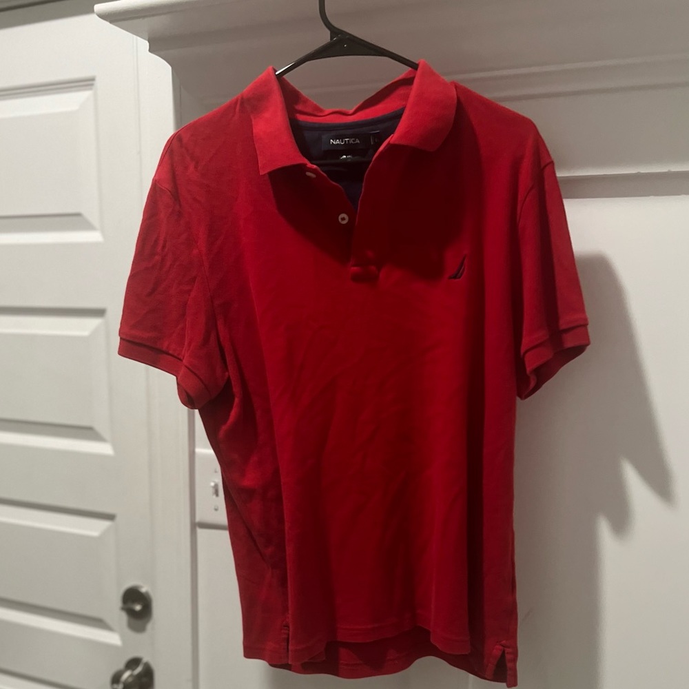 Large Red Nautica Men’s Shirt